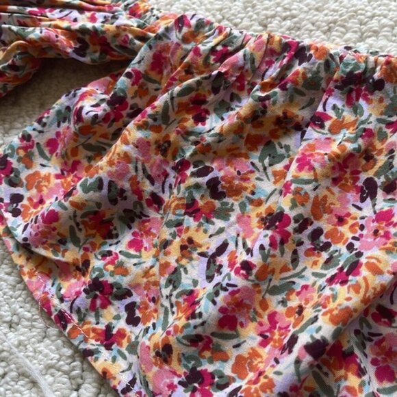 Roxy Women’s Another Day Floral Off-the-shoulder Romper Size Small - Picture 4 of 11